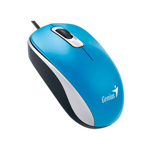 Mouse Genius Dx-110 Usb Óptico 3 Botones Ambidiestro Azul